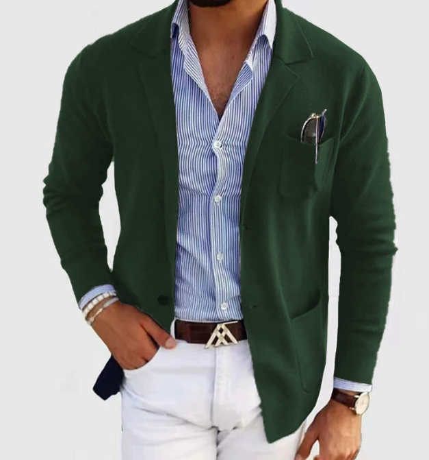 Blazer da uomo classico Premium sartoriale comodo formale