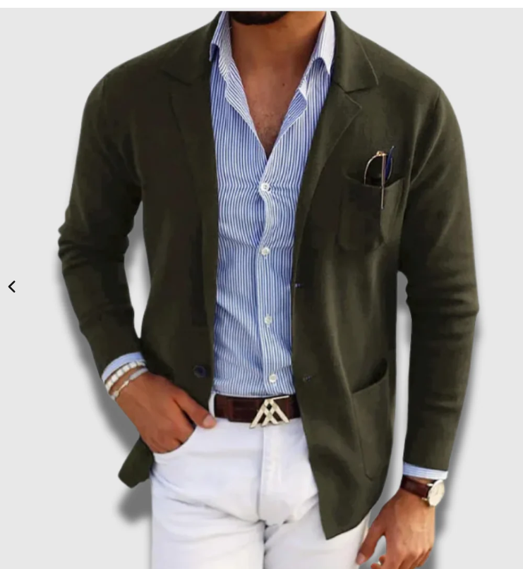 Blazer da uomo classico Premium sartoriale comodo formale