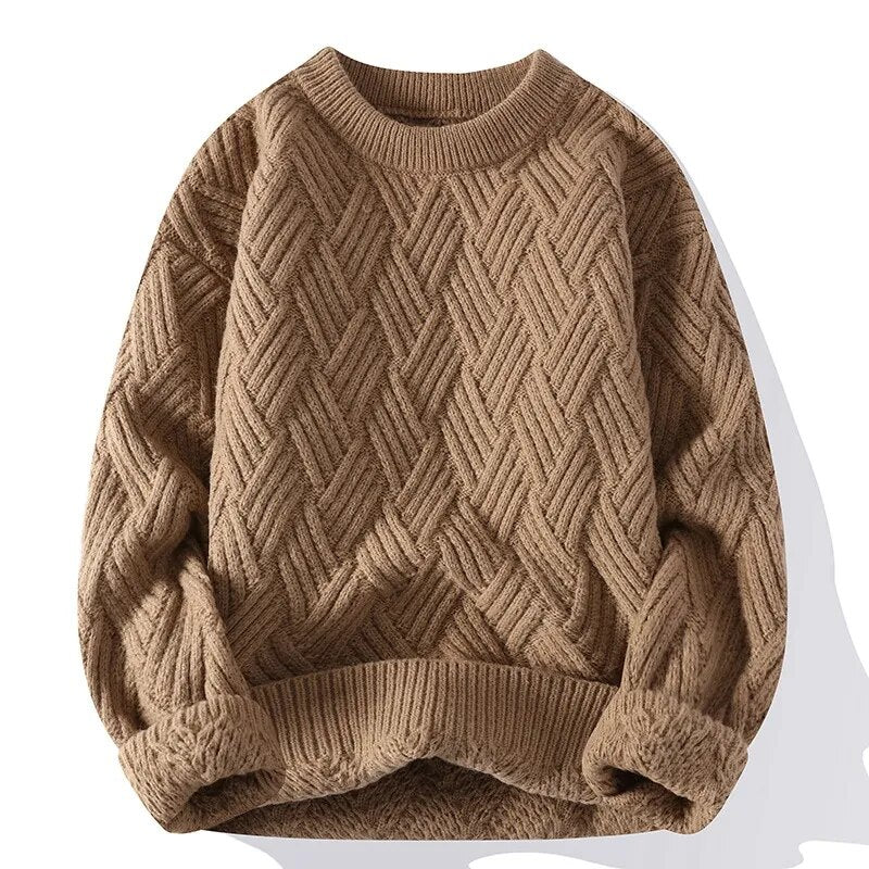 Maglione vintage da uomo - Maglione retrò caldo ed elegante