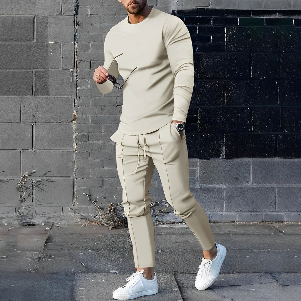 Set di pantaloni Premium Slim Modern Jumper da uomo