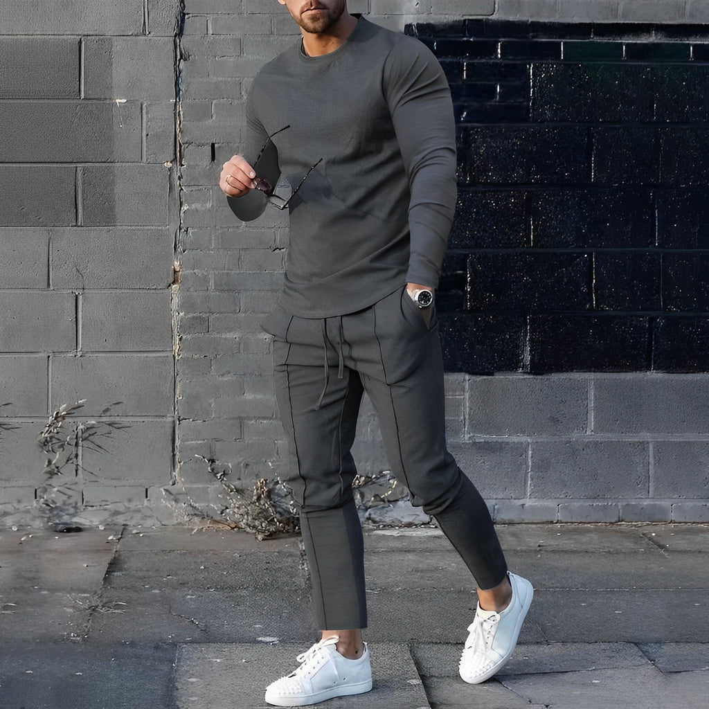 Set di pantaloni Premium Slim Modern Jumper da uomo