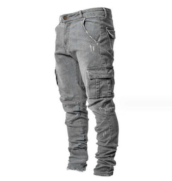 Jeans da uomo con tasche laterali
