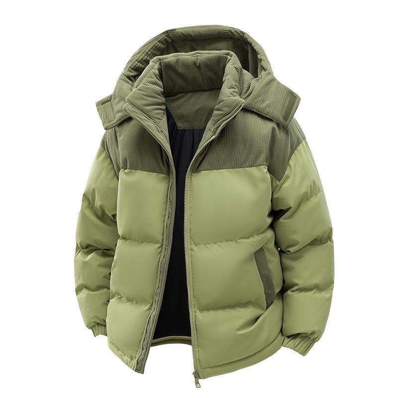 Piumino invernale premium da uomo - Cappotto caldo con cappuccio rimovibile