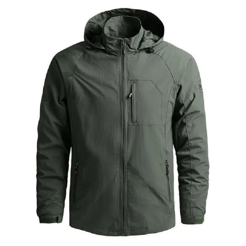 Giacca Cargo Impermeabile Leggera da Uomo – Abbigliamento Casual Confortevole