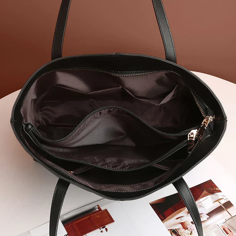Elegante borsa a tracolla in pelle vegana