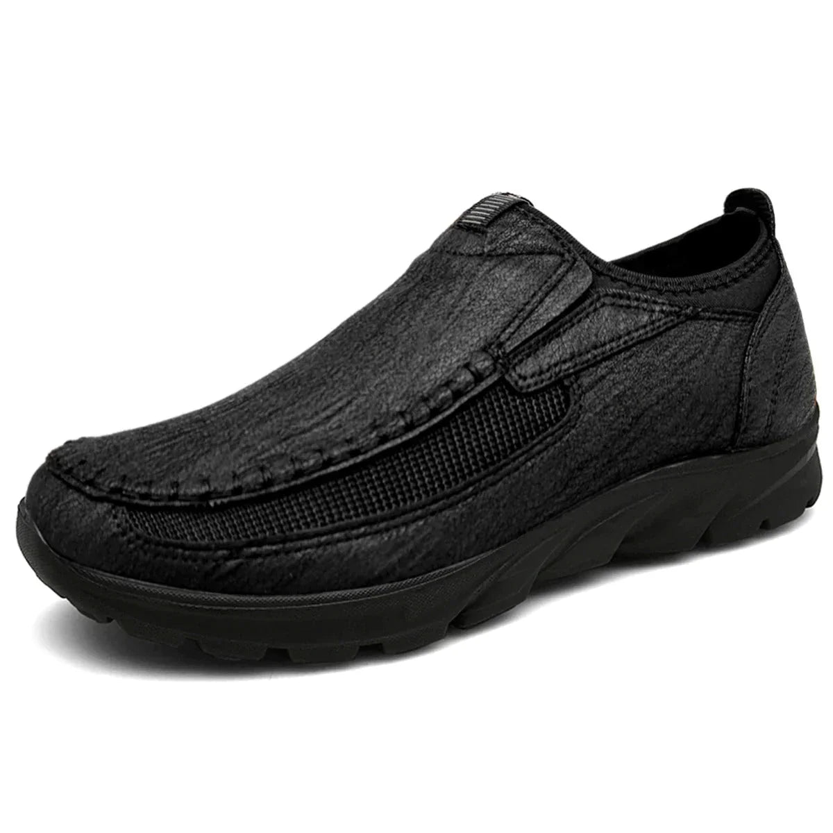 Scarpe ortopediche comode e resistenti in pelle per uomo - Slip-on leggere, flessibili e traspiranti
