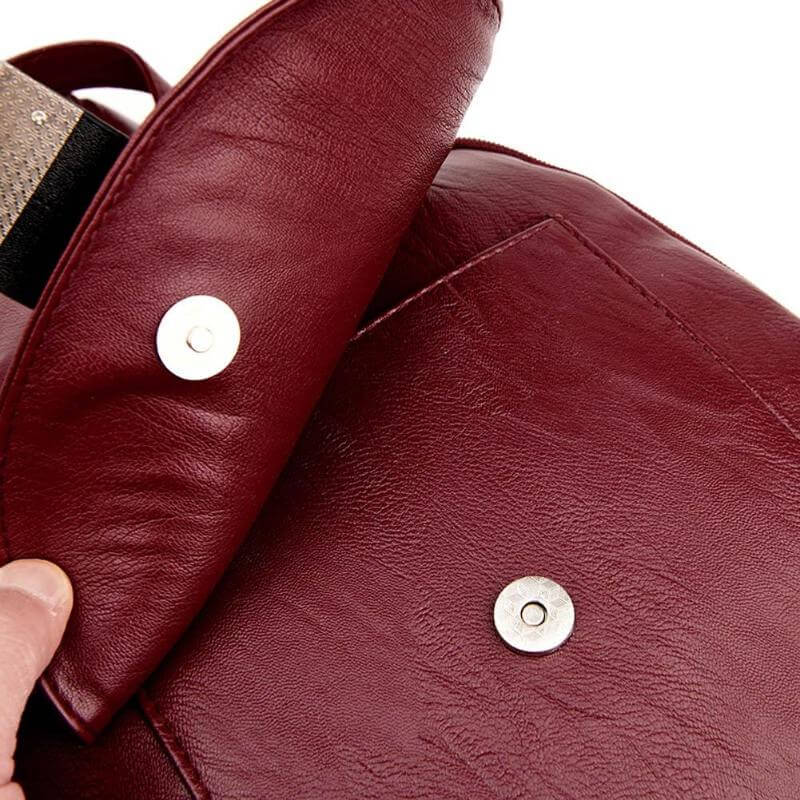 Zaino Mini Donna in Pelle Morbida di Lusso – Zainetto Compatto e Leggero da Viaggio con Spallacci Regolabili