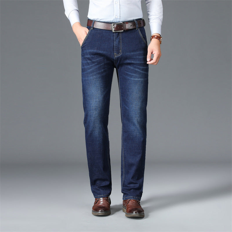 Jeans da uomo foderati in lana