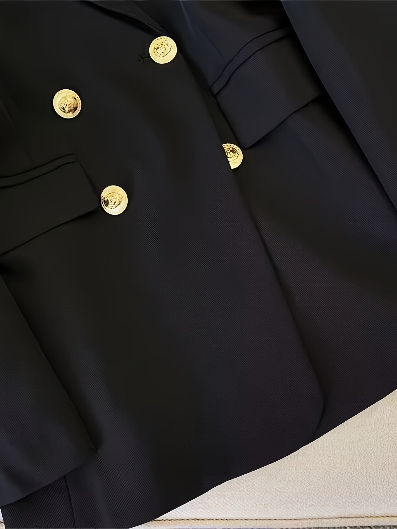 Blazer elegante e sottile da donna con bottoni dorati | Ideale per tutte le stagioni