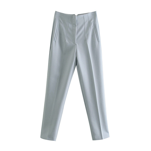 Pantaloni eleganti da donna a vita alta – stile minimal e raffinato