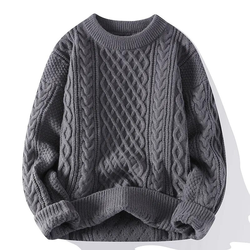 Maglione vintage da uomo - Maglione retrò caldo ed elegante