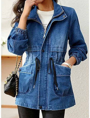 Giacca in denim leggera ed elegante da donna - Abbigliamento casual in denim