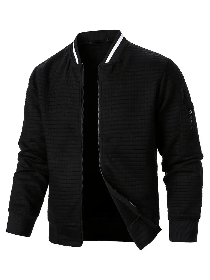 Giacca elegante da uomo a maniche lunghe con cerniera - Leggera e casual