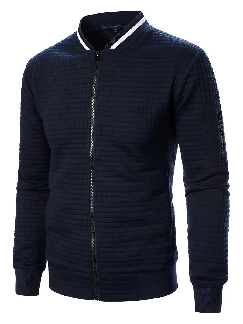 Giacca elegante da uomo a maniche lunghe con cerniera - Leggera e casual