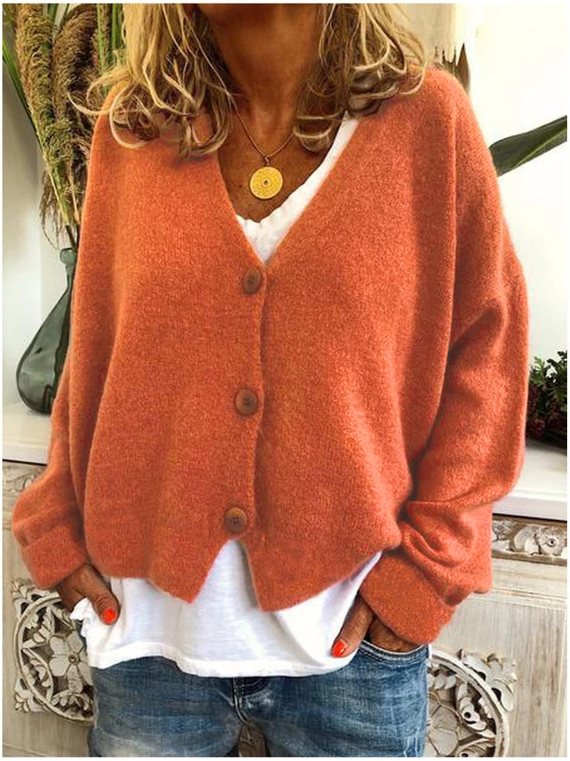 Cardigan lavorato a maglia da donna