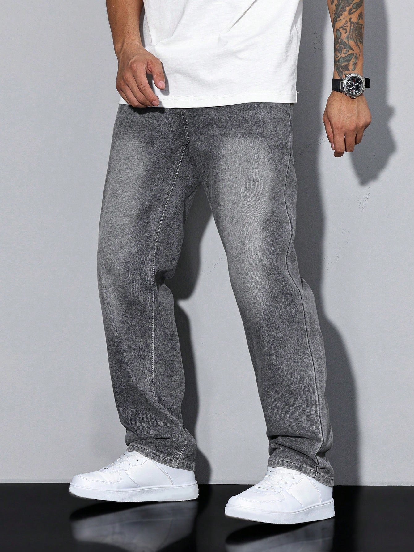 Jeans casual da uomo semplici
