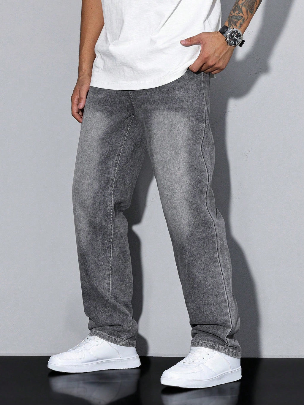 Jeans casual da uomo semplici