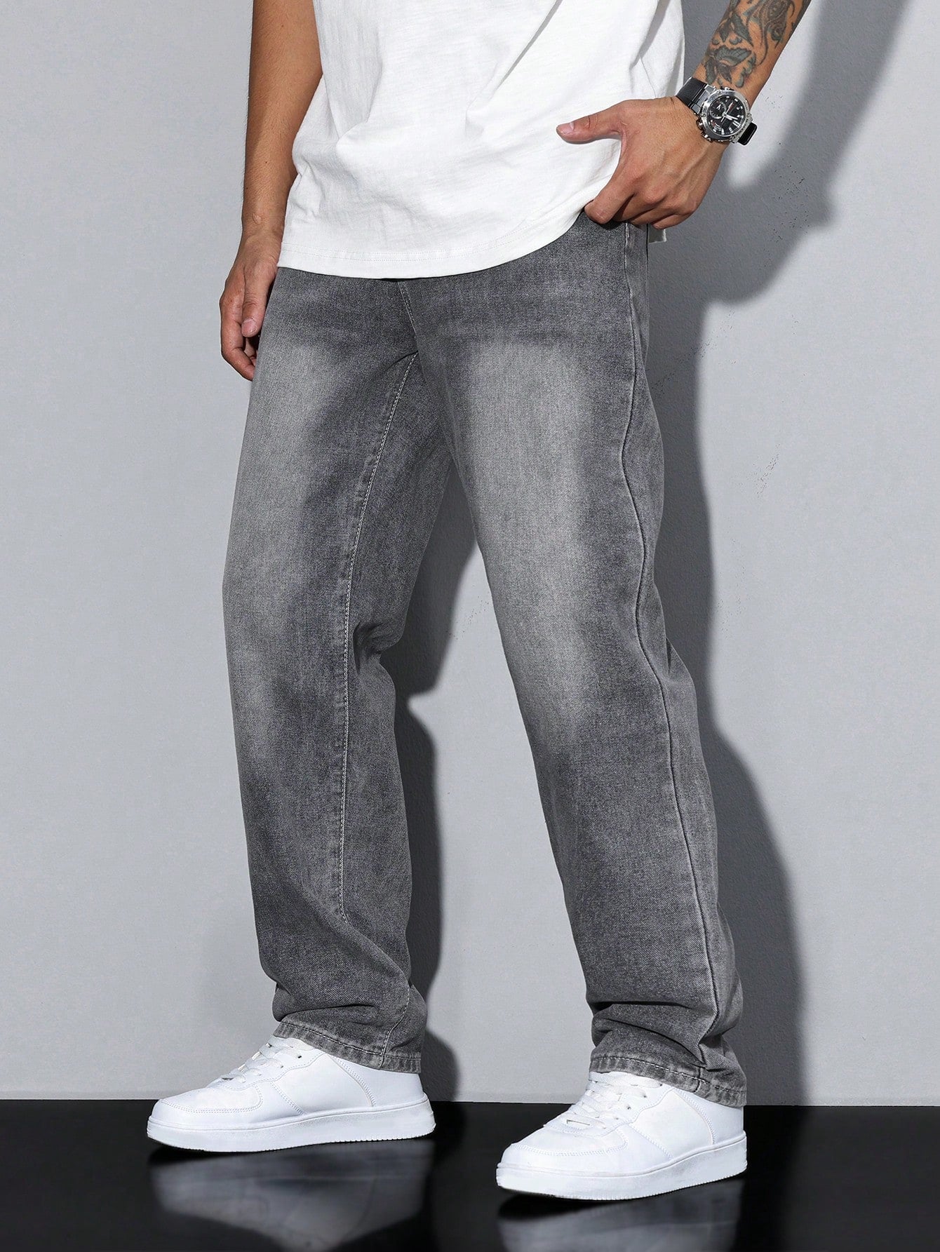 Jeans casual da uomo semplici