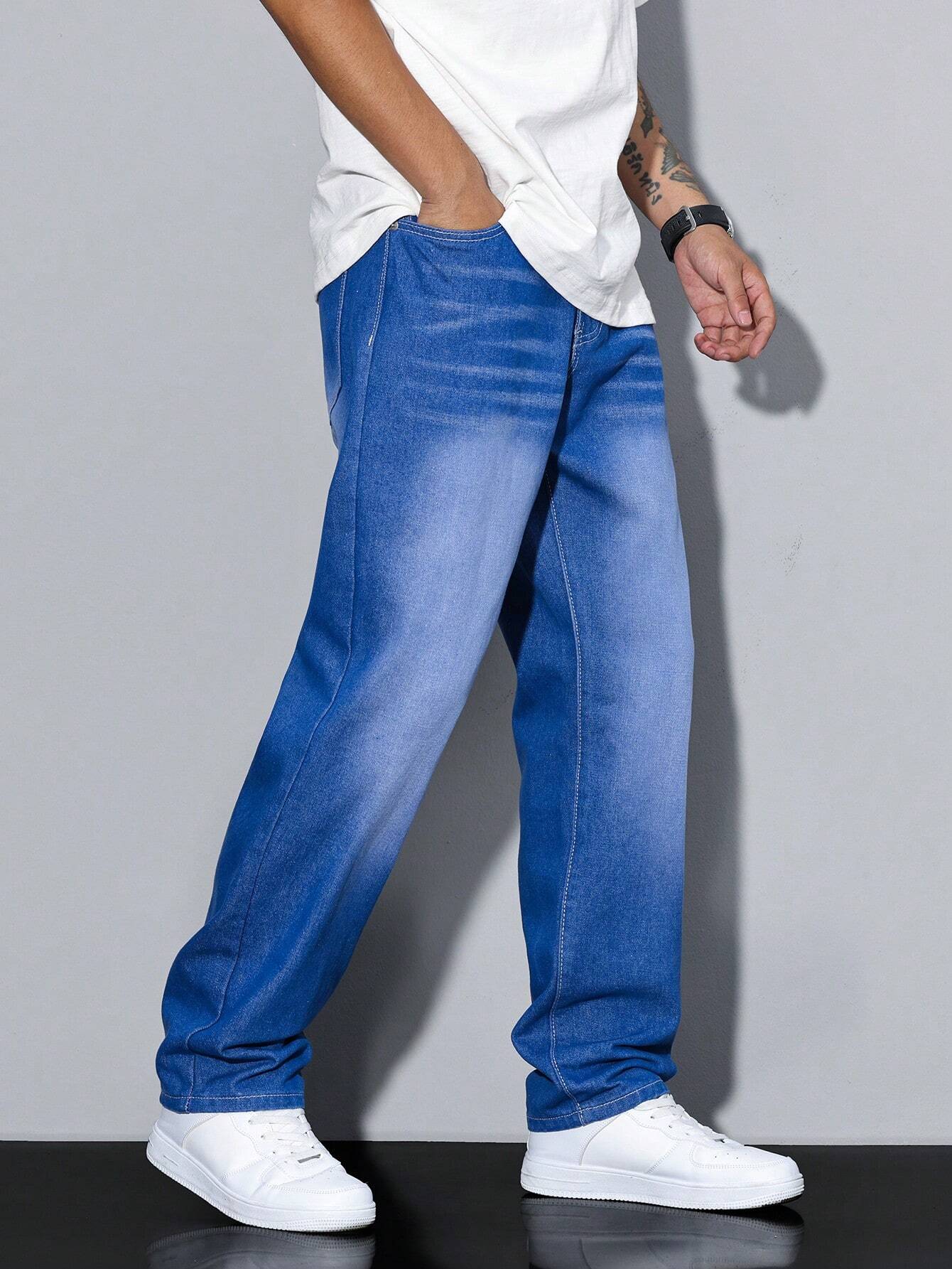 Jeans casual da uomo semplici