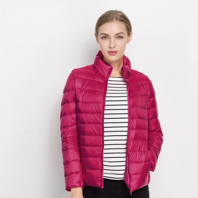 Piumino leggero e impermeabile da donna per la primavera