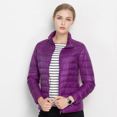 Piumino leggero e impermeabile da donna per la primavera
