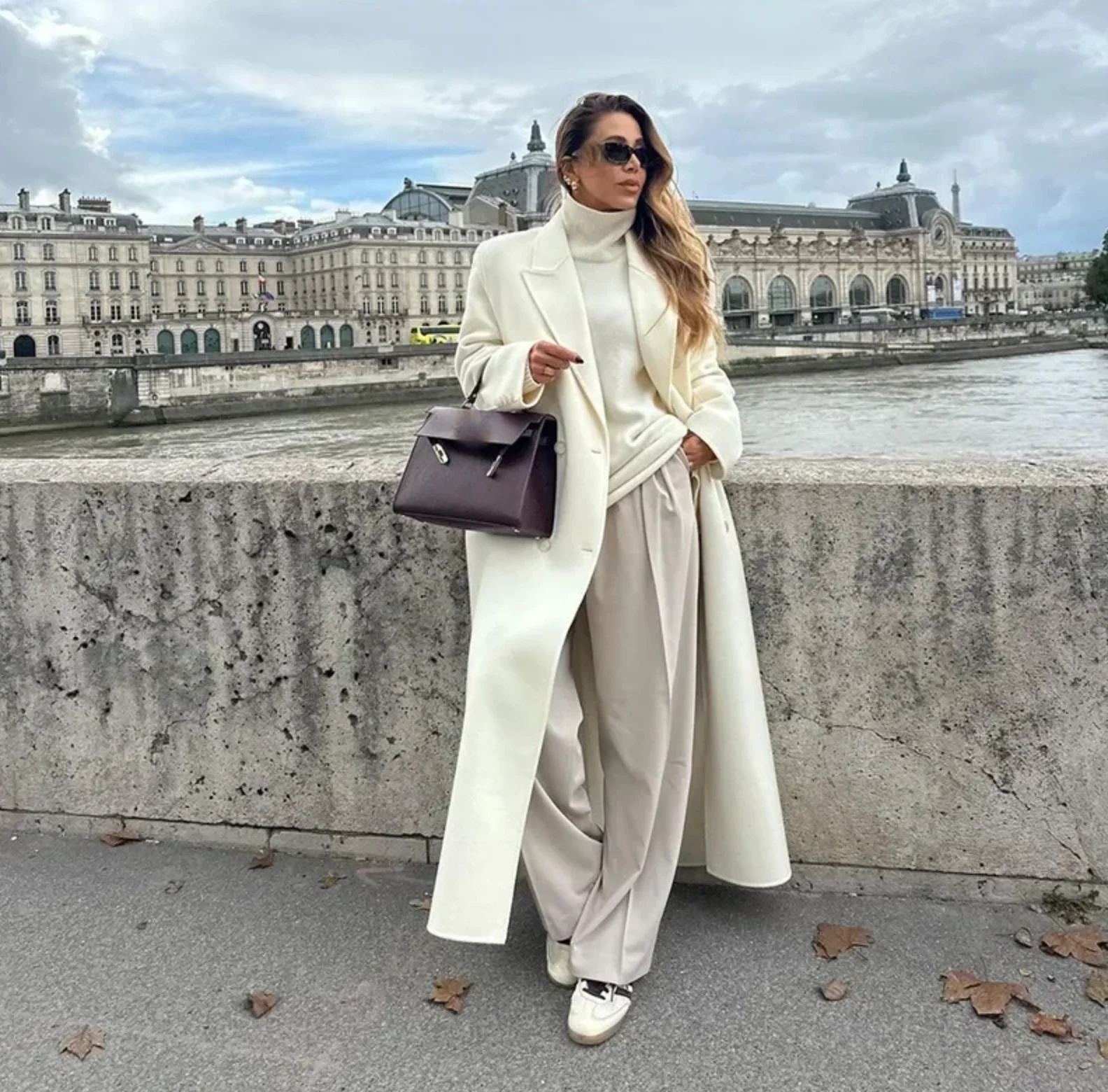 Cappotto Elegante da Donna in Misto Lana – Vestibilità Oversize Invernale
