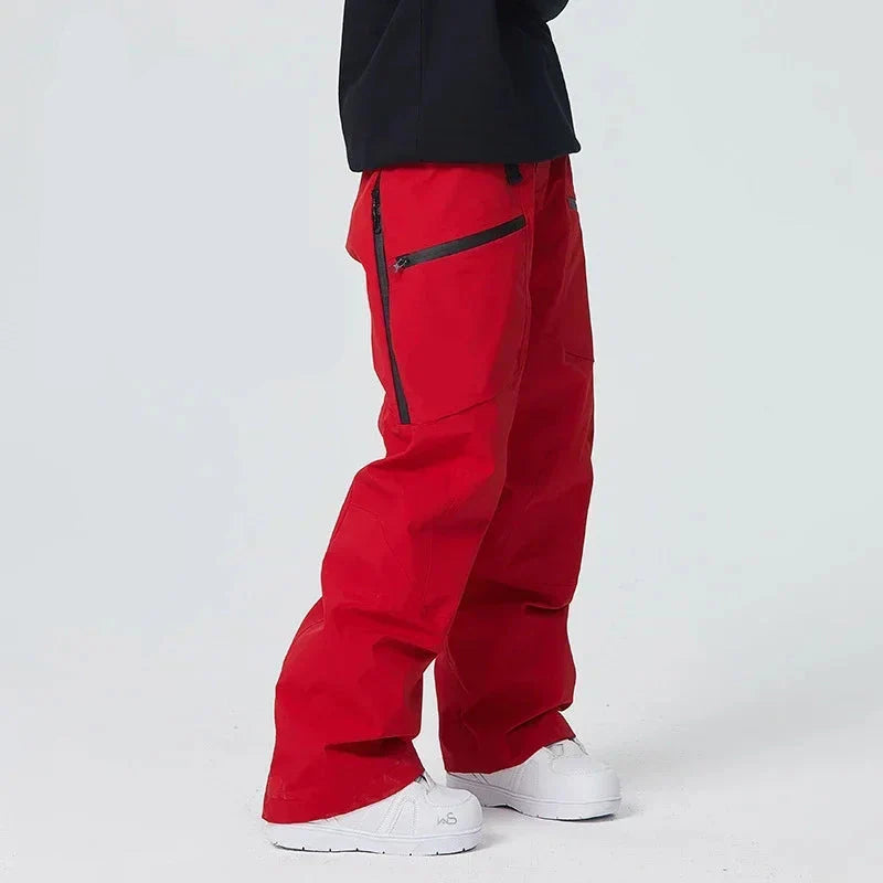 Pantaloni da sci impermeabili da uomo – Pantaloni da snowboard antivento e caldi – Ideali per l'inverno