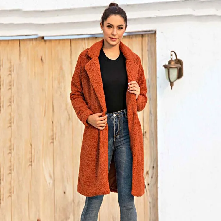 Cappotto Teddy Lungo Elegante da Donna – Vestibilità Oversize e Caldo Invernale