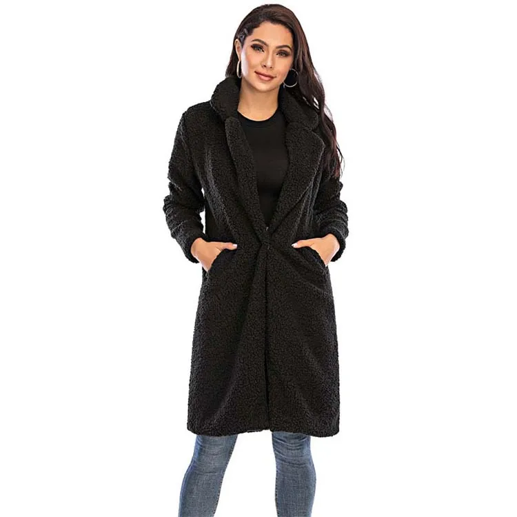 Cappotto Teddy Lungo Elegante da Donna – Vestibilità Oversize e Caldo Invernale