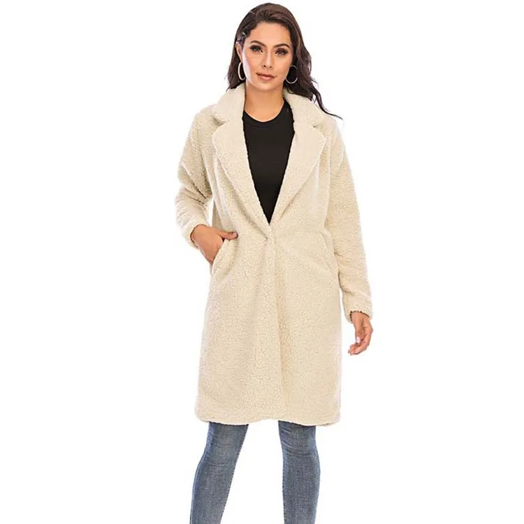 Cappotto Teddy Lungo Elegante da Donna – Vestibilità Oversize e Caldo Invernale
