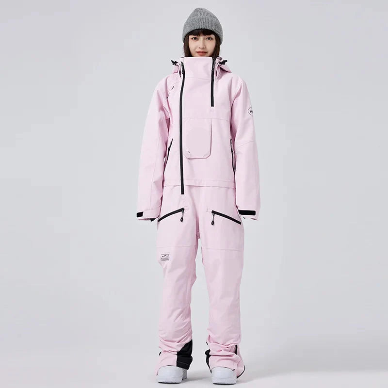 Vandtæt og isolerende skidragt til kvinder – Tykkere heldragt til vinterbrug