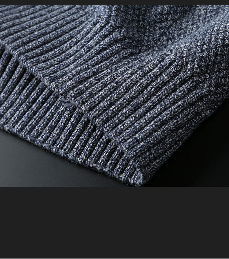 Maglione girocollo a righe da uomo - maglia comoda ed elegante