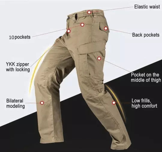 Pantaloni tattici da uomo: resistenti, funzionali e pronti all'azione