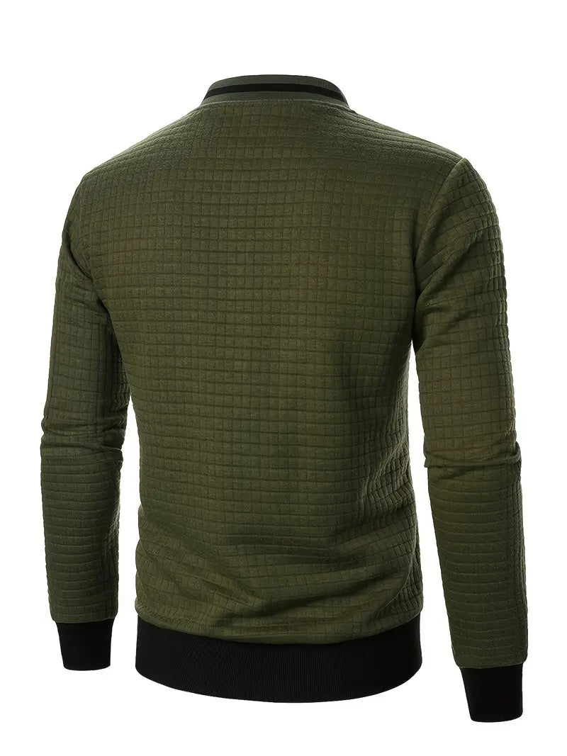 Giacca elegante da uomo a maniche lunghe con cerniera - Leggera e casual