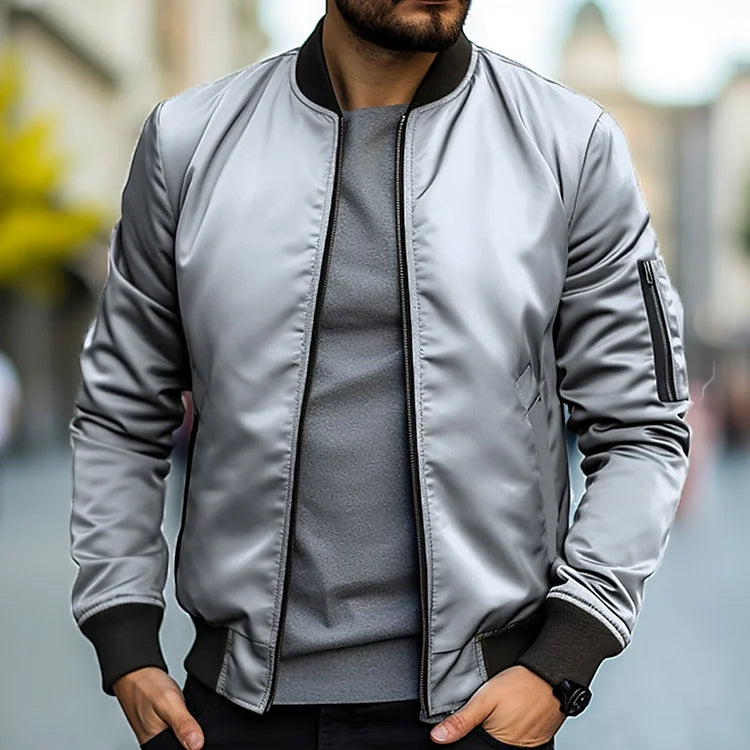 Bomber da uomo elegante e di alta qualità