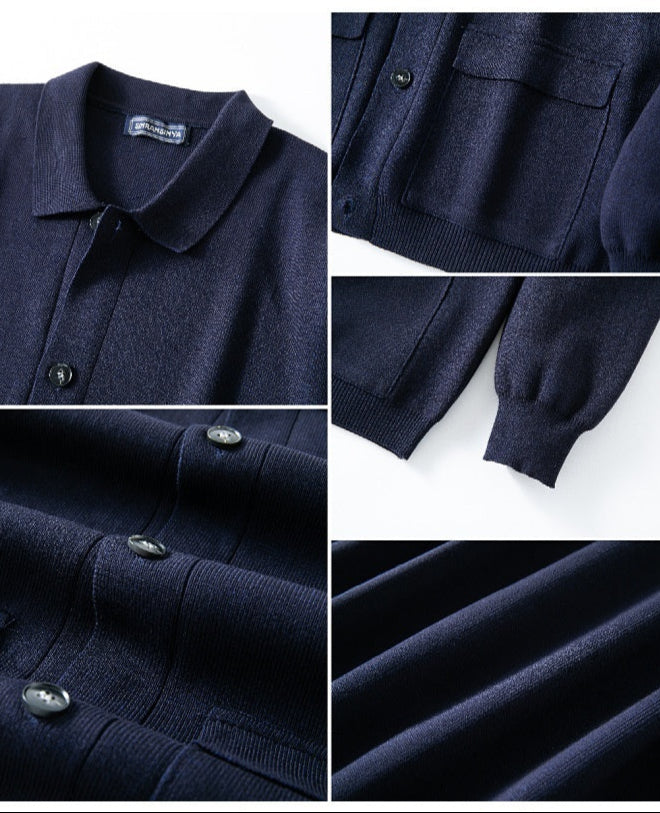 Cardigan casual da uomo con bottoni - Maglieria comoda ed elegante