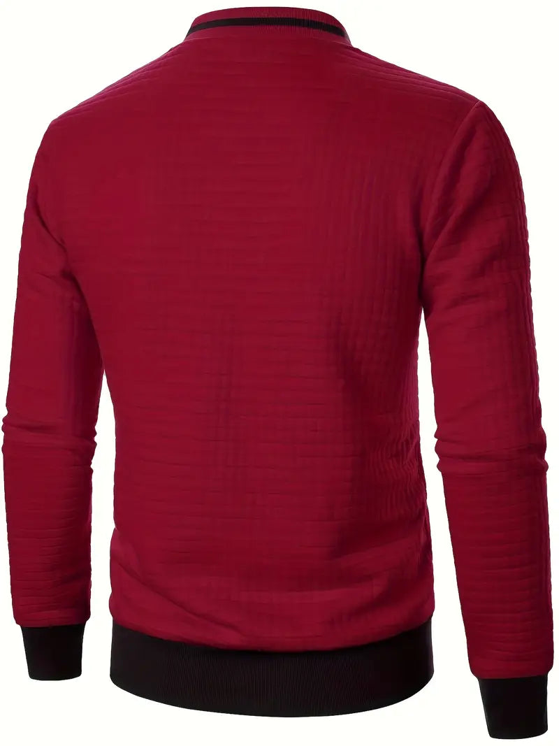 Giacca elegante da uomo a maniche lunghe con cerniera - Leggera e casual