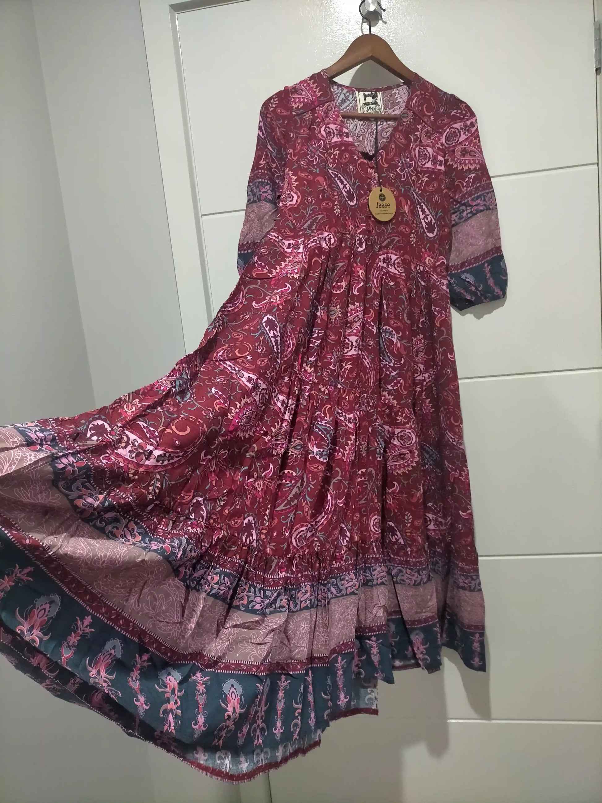 Abito midi stampato da donna