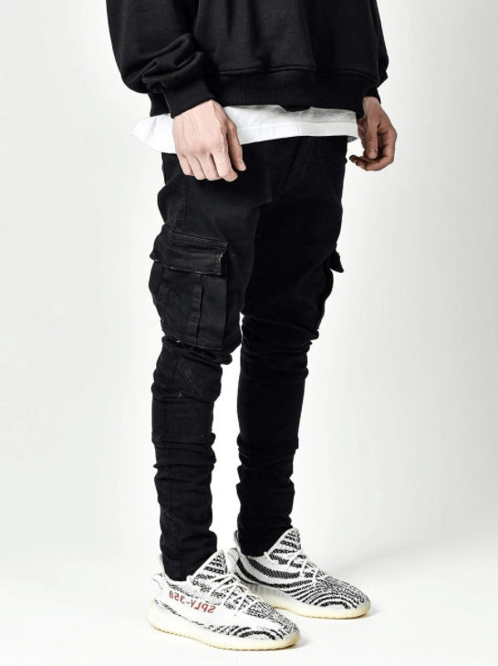 Jeans da uomo con tasche laterali