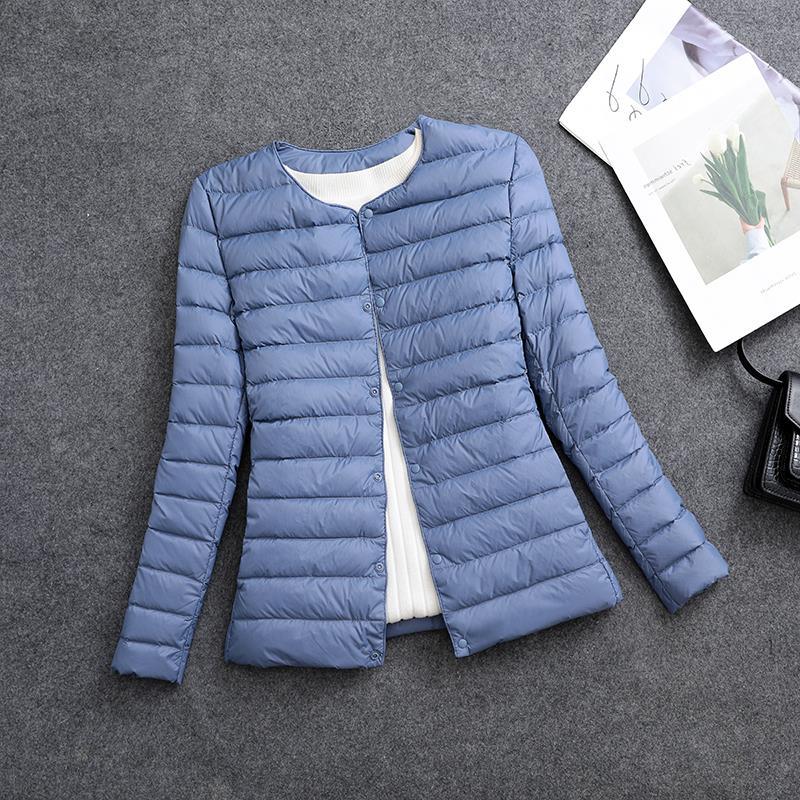 Let isolerende jakke til kvinder – Kort inderlag med rund halsudskæring