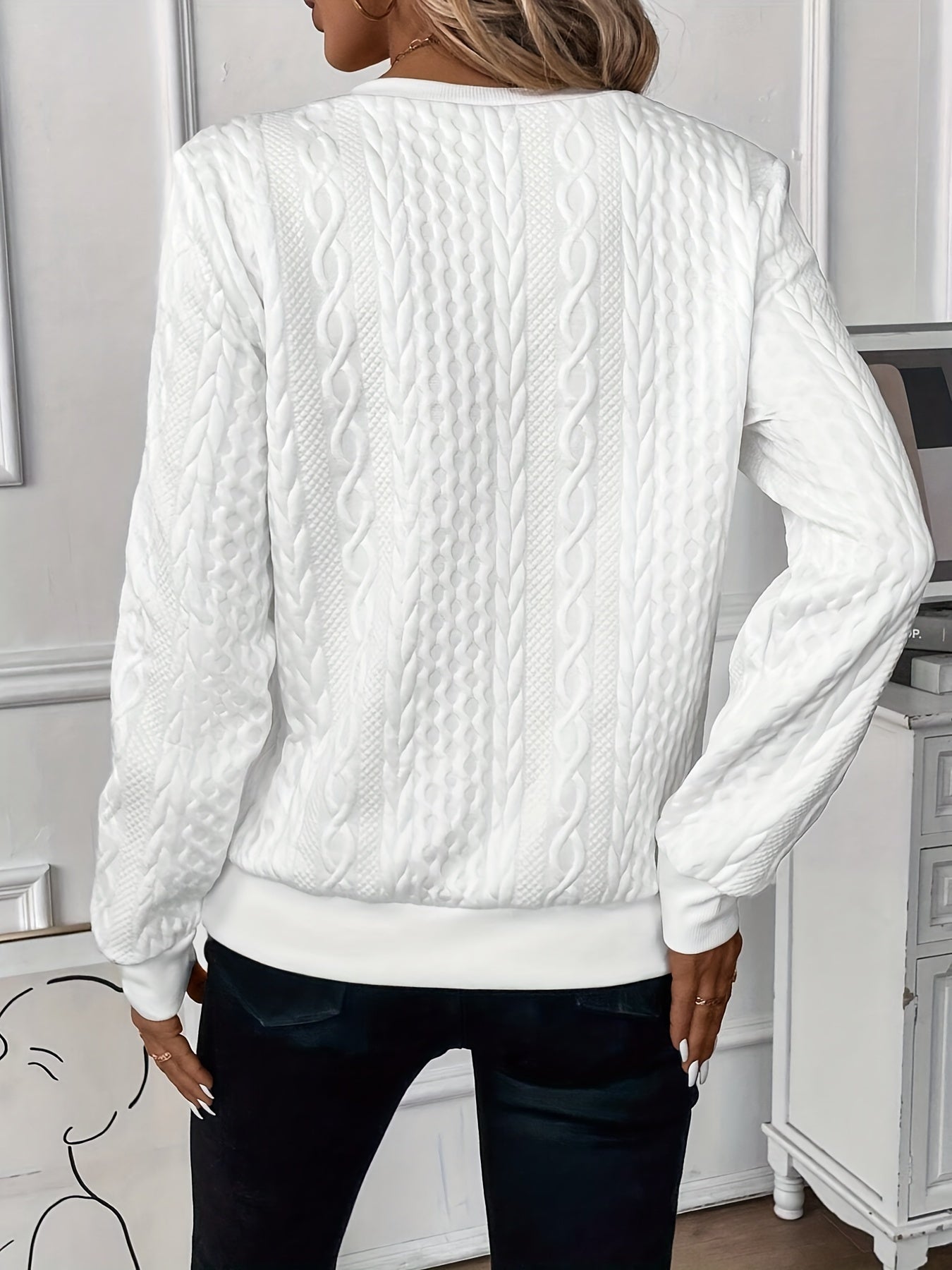 Maglione lavorato a maglia con cerniera da donna