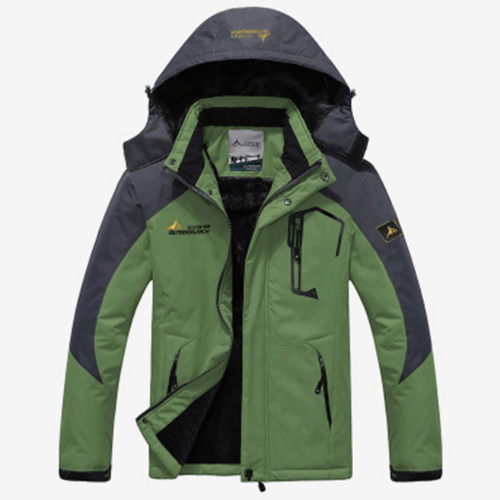 Giacca da sci da uomo comoda per esterni - Abbigliamento invernale traspirante e impermeabile