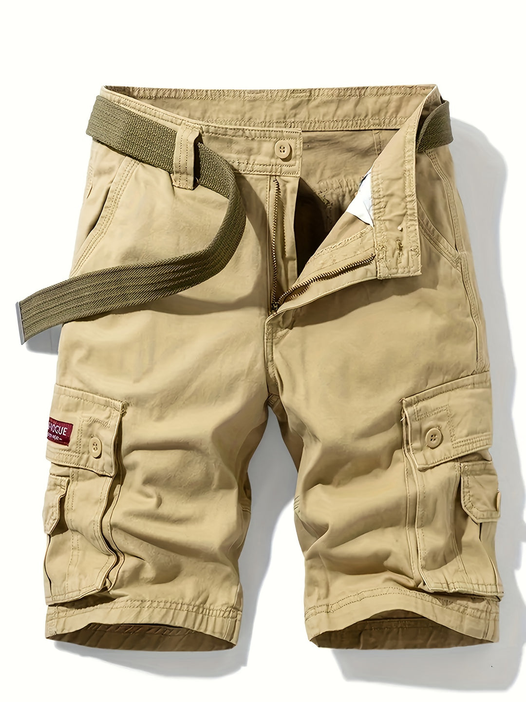 Bermuda cargo uomo con cintura – short outdoor robusti e resistenti
