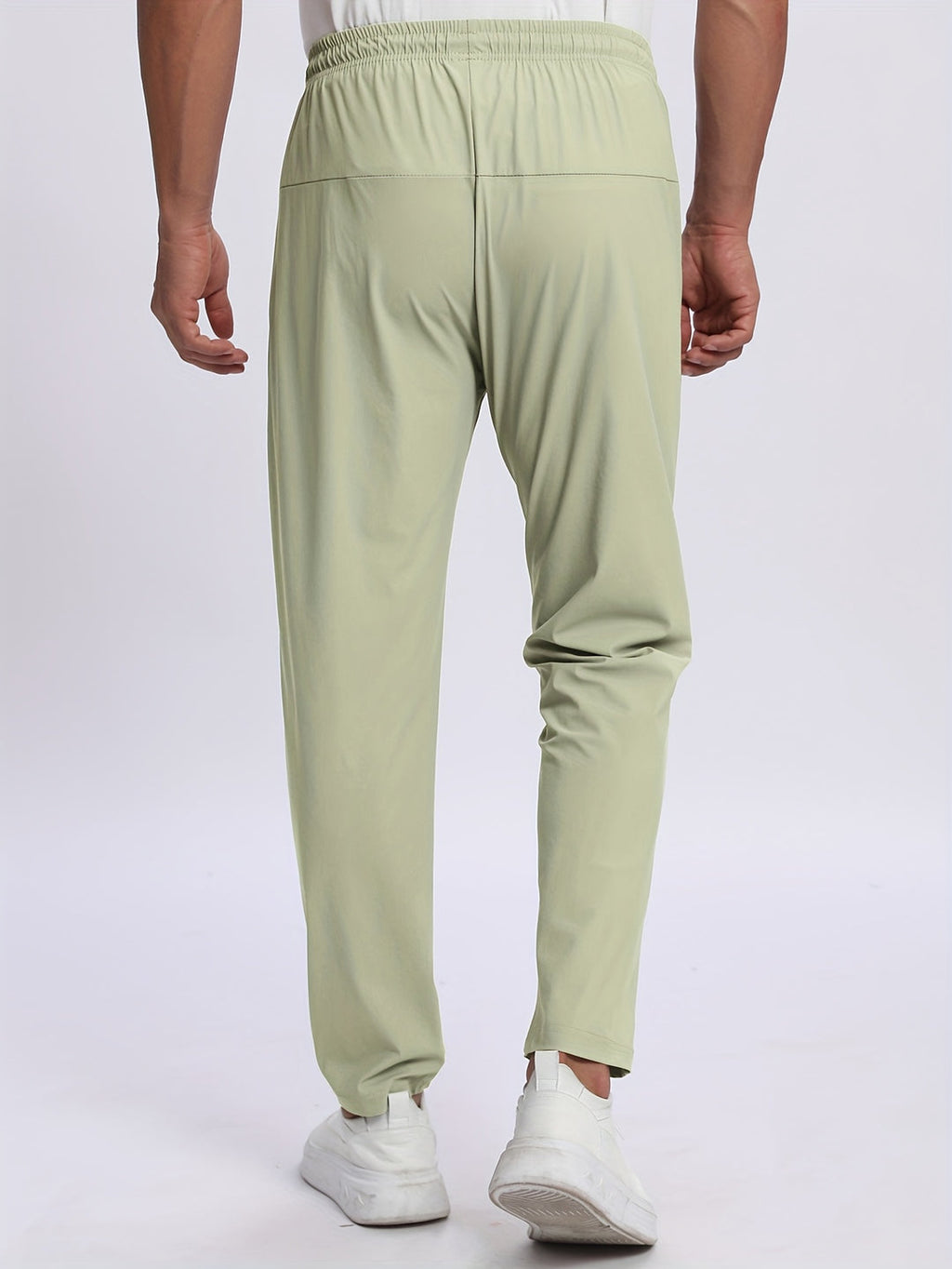 Pantaloni uomo elasticizzati – pantalon sportivo con tasche zip