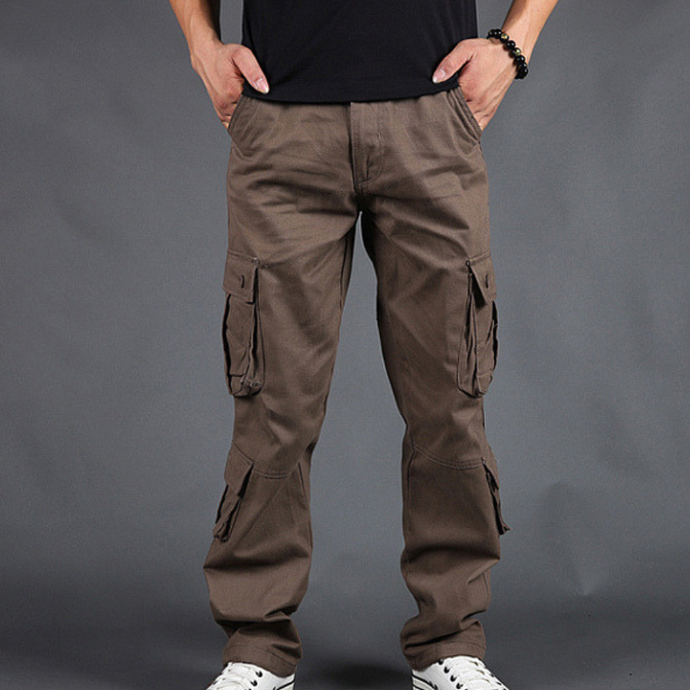 Pantaloni cargo da uomo resistenti ed eleganti - Pantaloni casual slim fit
