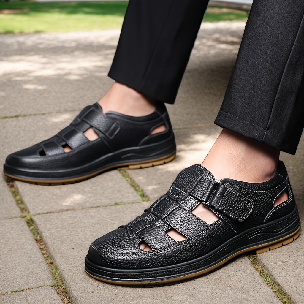 Sandali da pescatore uomo in pelle – sandali estivi eleganti e traspiranti