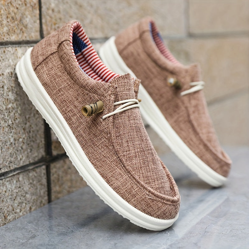Scarpe slip-on da uomo in tessuto – leggere, comode e traspiranti