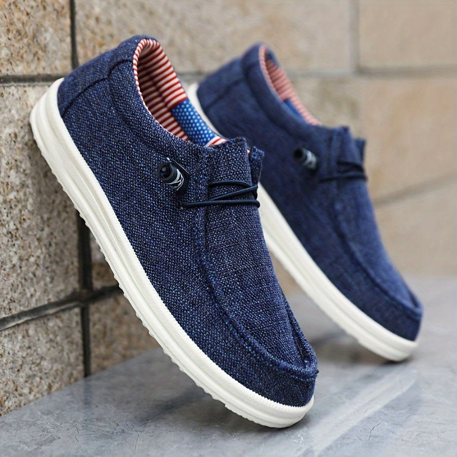 Scarpe slip-on da uomo in tessuto – leggere, comode e traspiranti