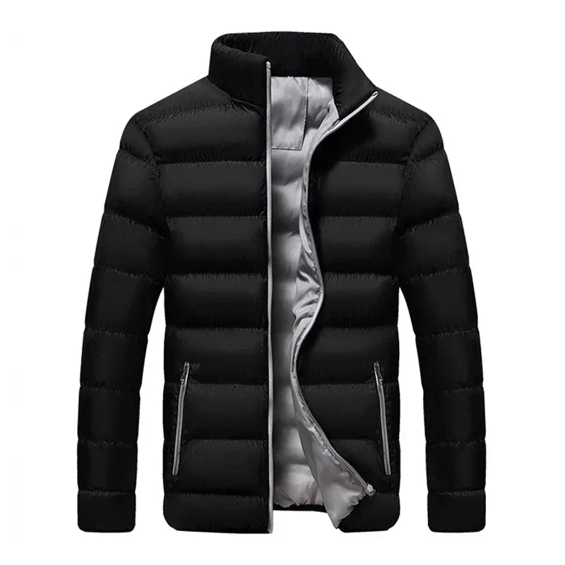 Giacca trapuntata leggera moderna da uomo - Comfort invernale con cerniera