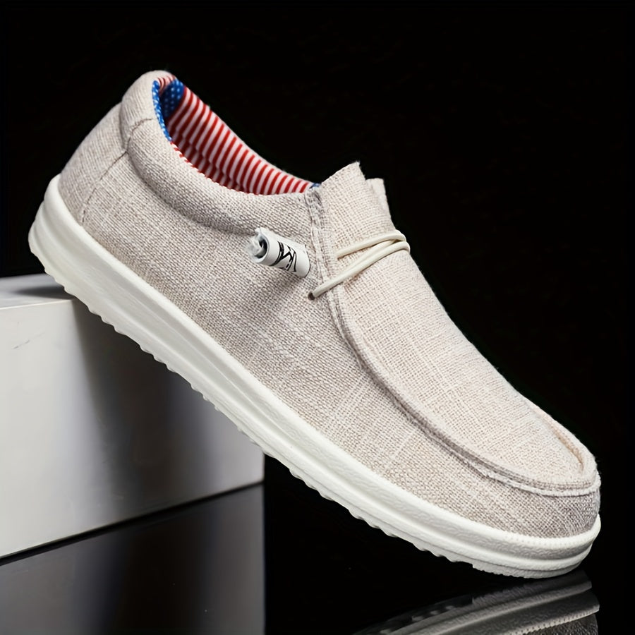 Scarpe slip-on da uomo in tessuto – leggere, comode e traspiranti